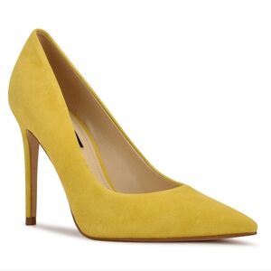 Nine West - Yellow Tatiana Pointy Toe Pump - 12M